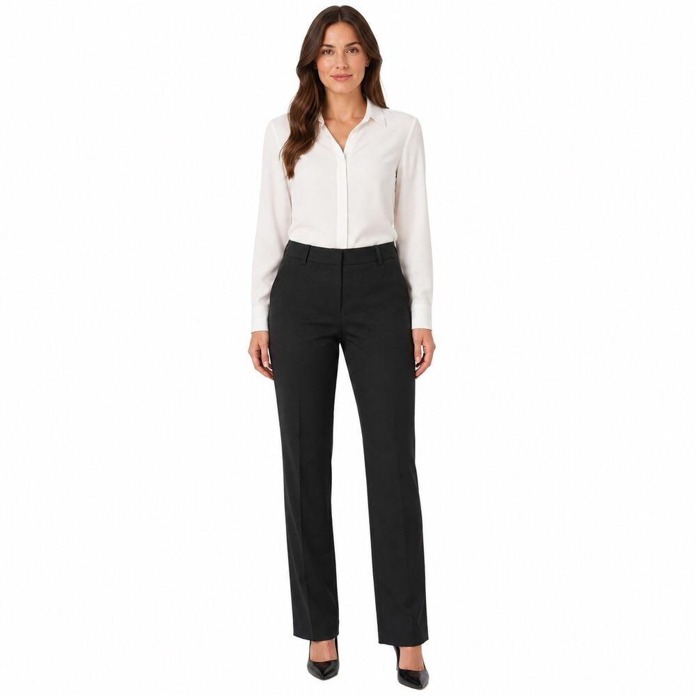adobe Black Dress Pants Women’s 2/29 Straight Leg Work Career Office